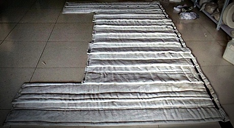 连铸连轧生产线隔热帘