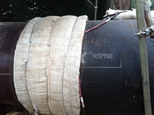 焊接热处理保温套固定方式