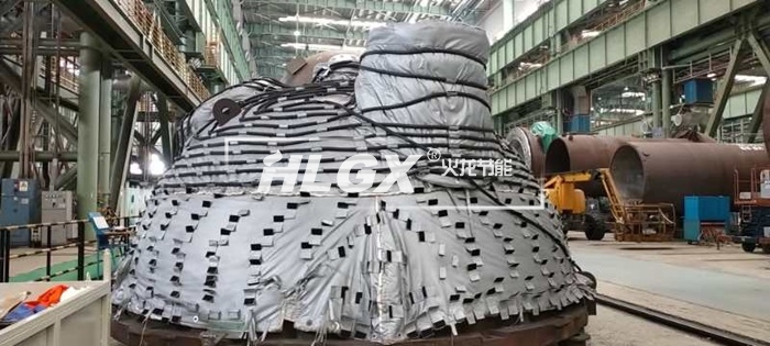 汽轮机封头热处理柔性保温套