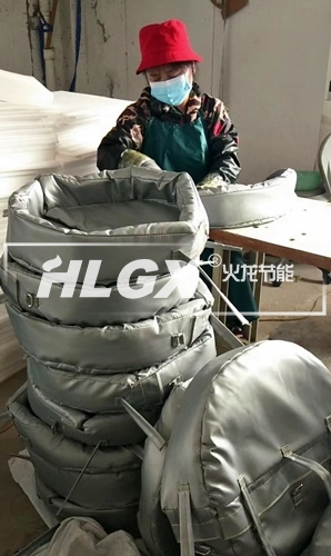 法兰盲板隔热套