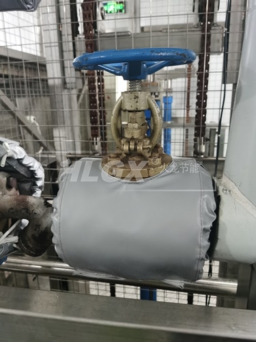 阀门保温套安装效果图