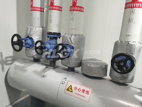 阀门保温套安装效果